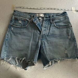 Abercrombie Curve Love Denim Shorts
